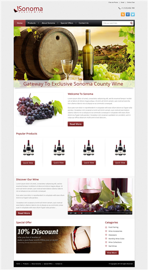 Web Design by OM for this project | Design: #3183523