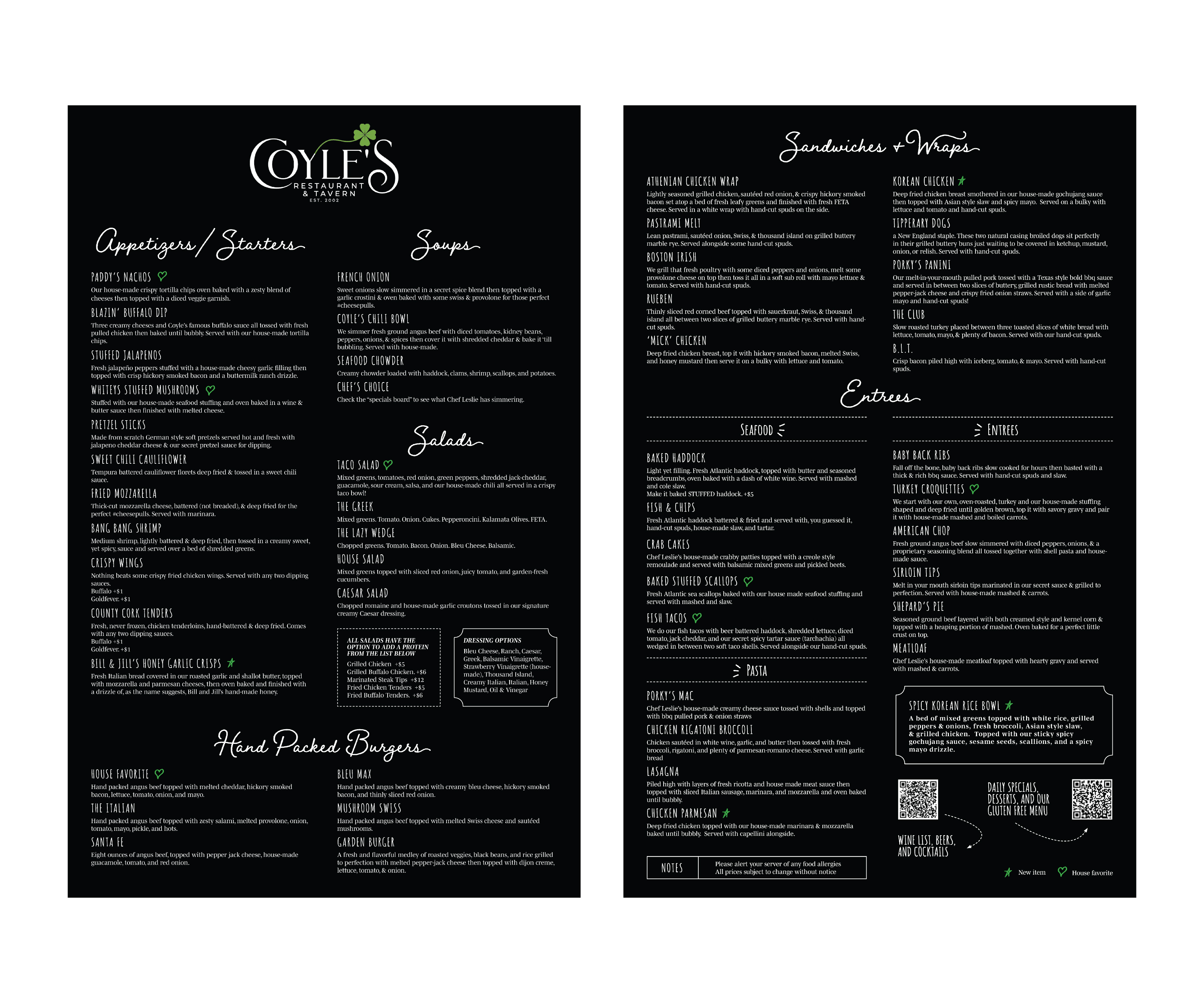 Menu Design by Lilie for this project | Design #33535739