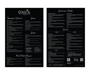 Menu Design by Lilie for this project | Design: #33535739