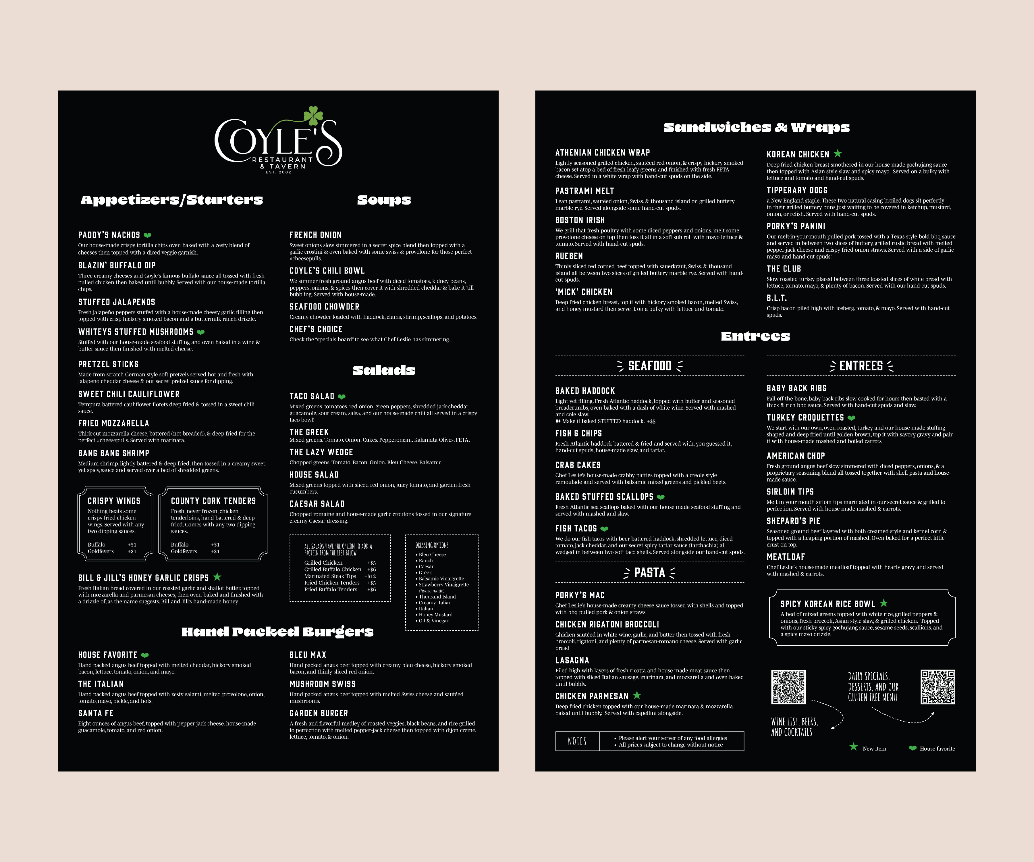 Menu Design by Lilie for this project | Design #33537800
