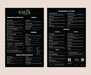 Menu Design by Lilie for this project | Design: #33537800