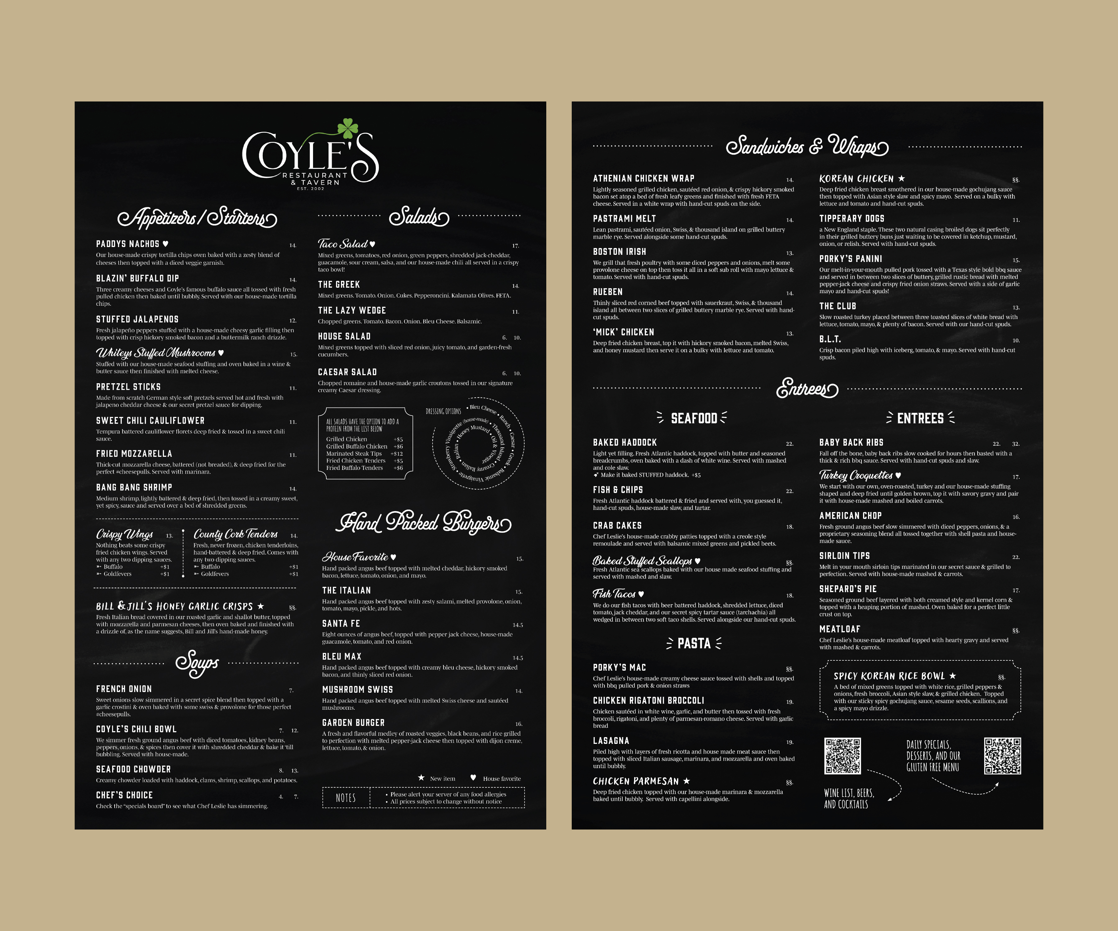Menu Design by Lilie for this project | Design #33539732