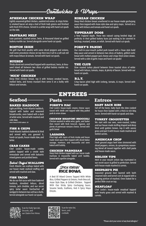 Menu Design by corartstudio