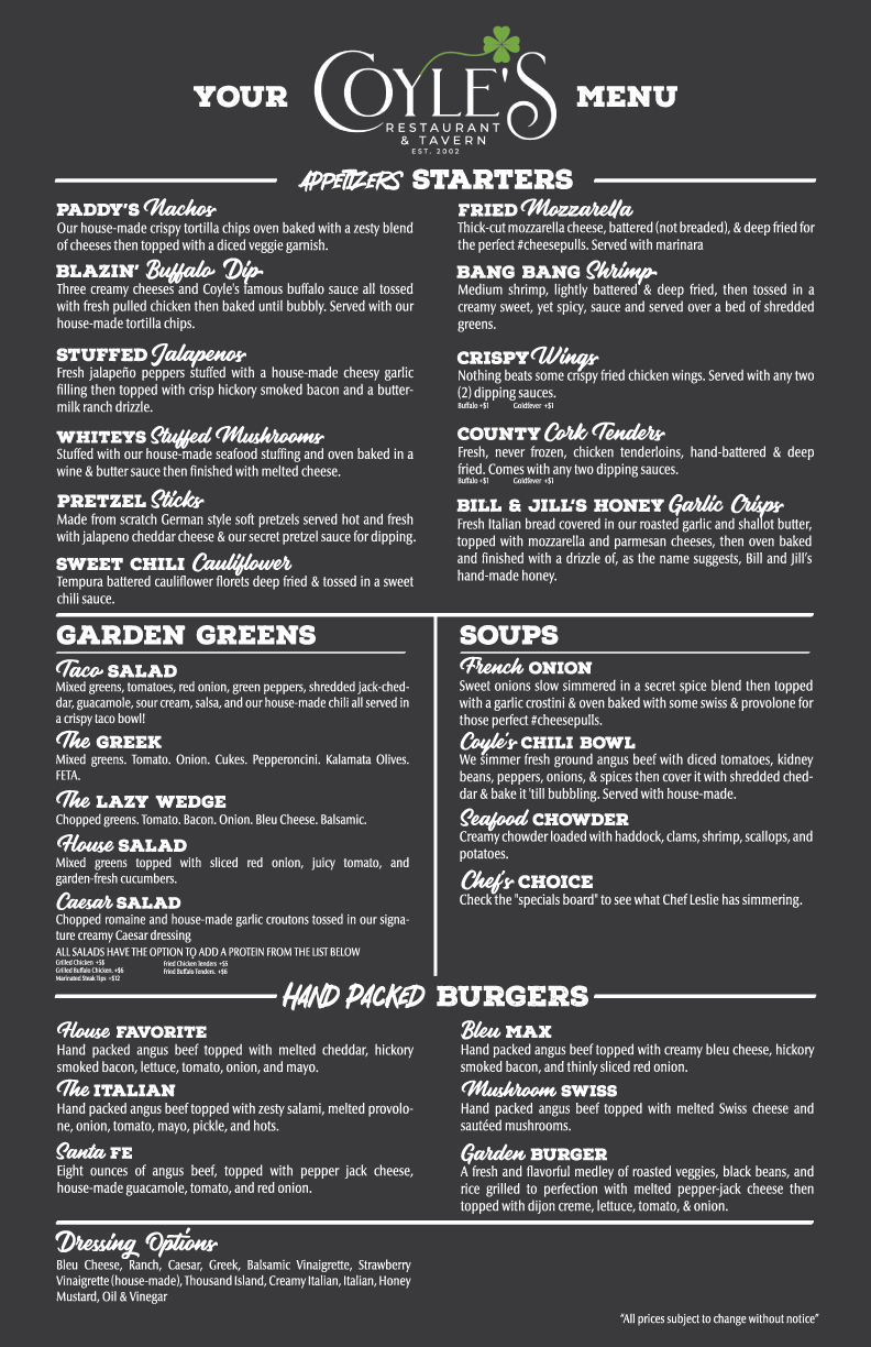 Menu Design by corartstudio for this project | Design #33573237