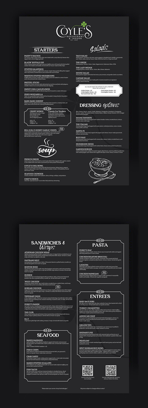 Menu Design by faria24/7 for this project | Design: #33540594