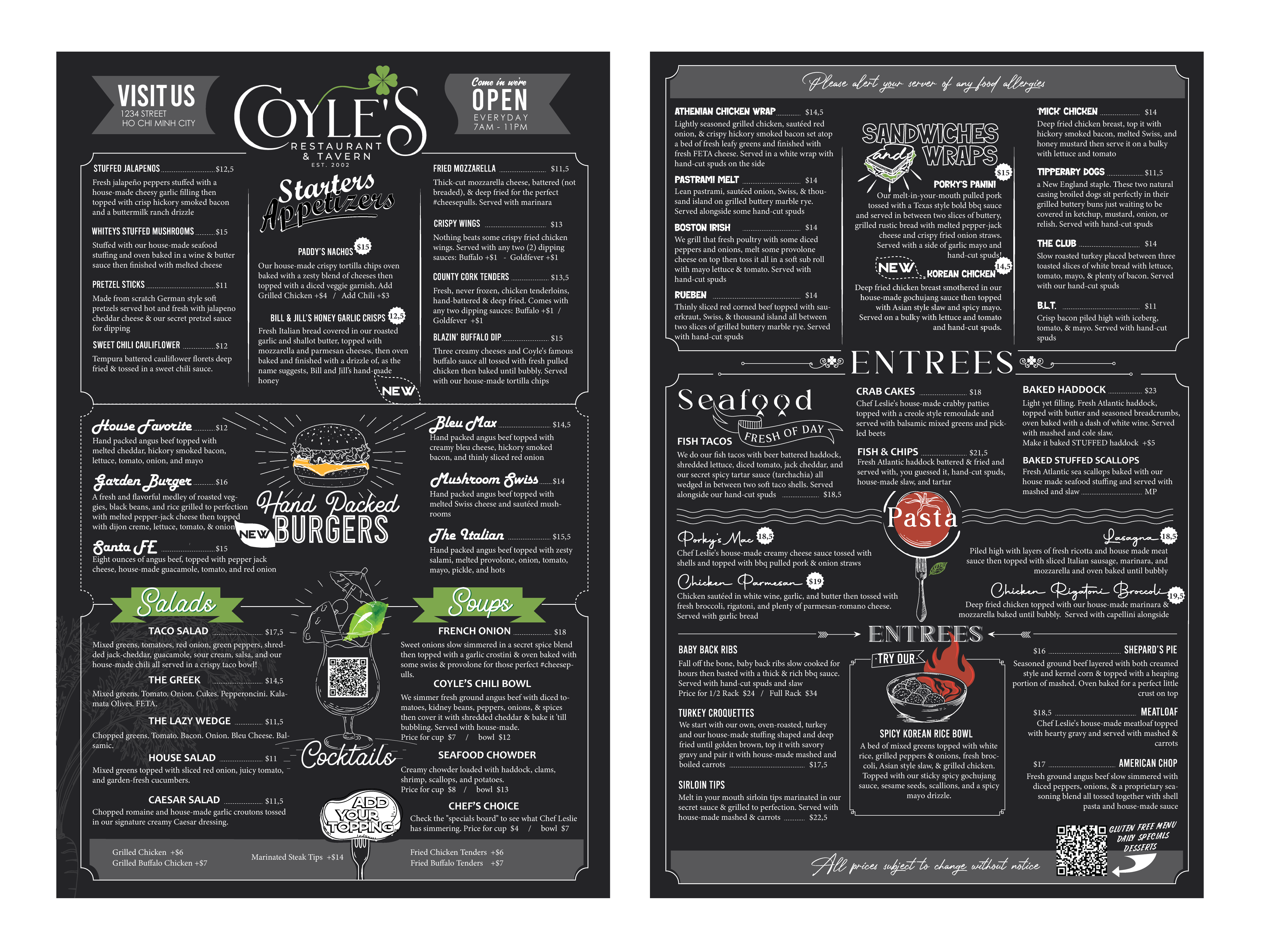 Menü-Design von thulet für dieses Projekt | Design #33654323