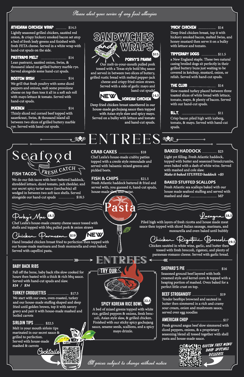 Menü-Design von thulet für dieses Projekt | Design #33708778