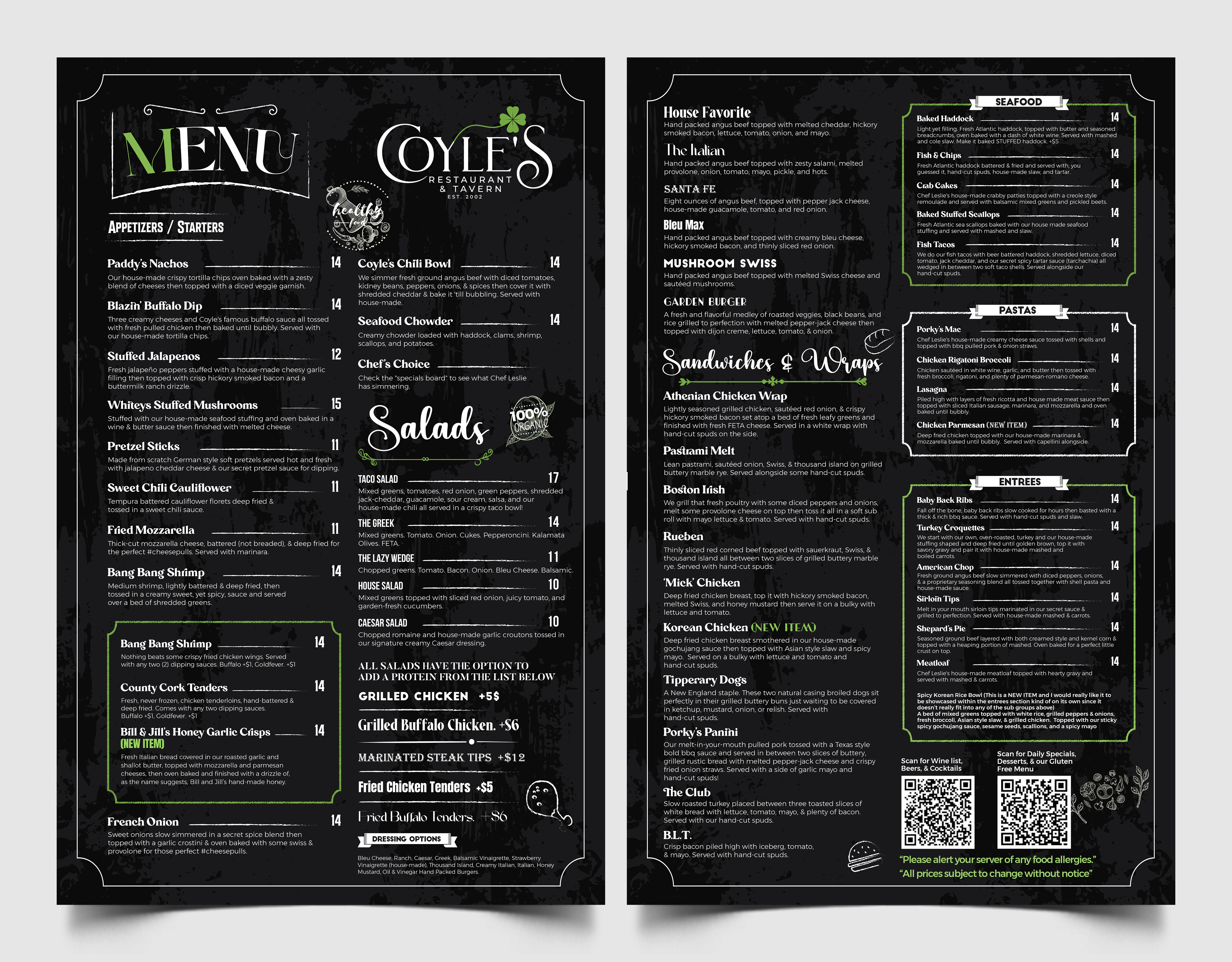 Menu Design by Graphic Guy for this project | Design #33553929