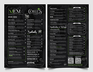 Menu Design by Graphic Guy