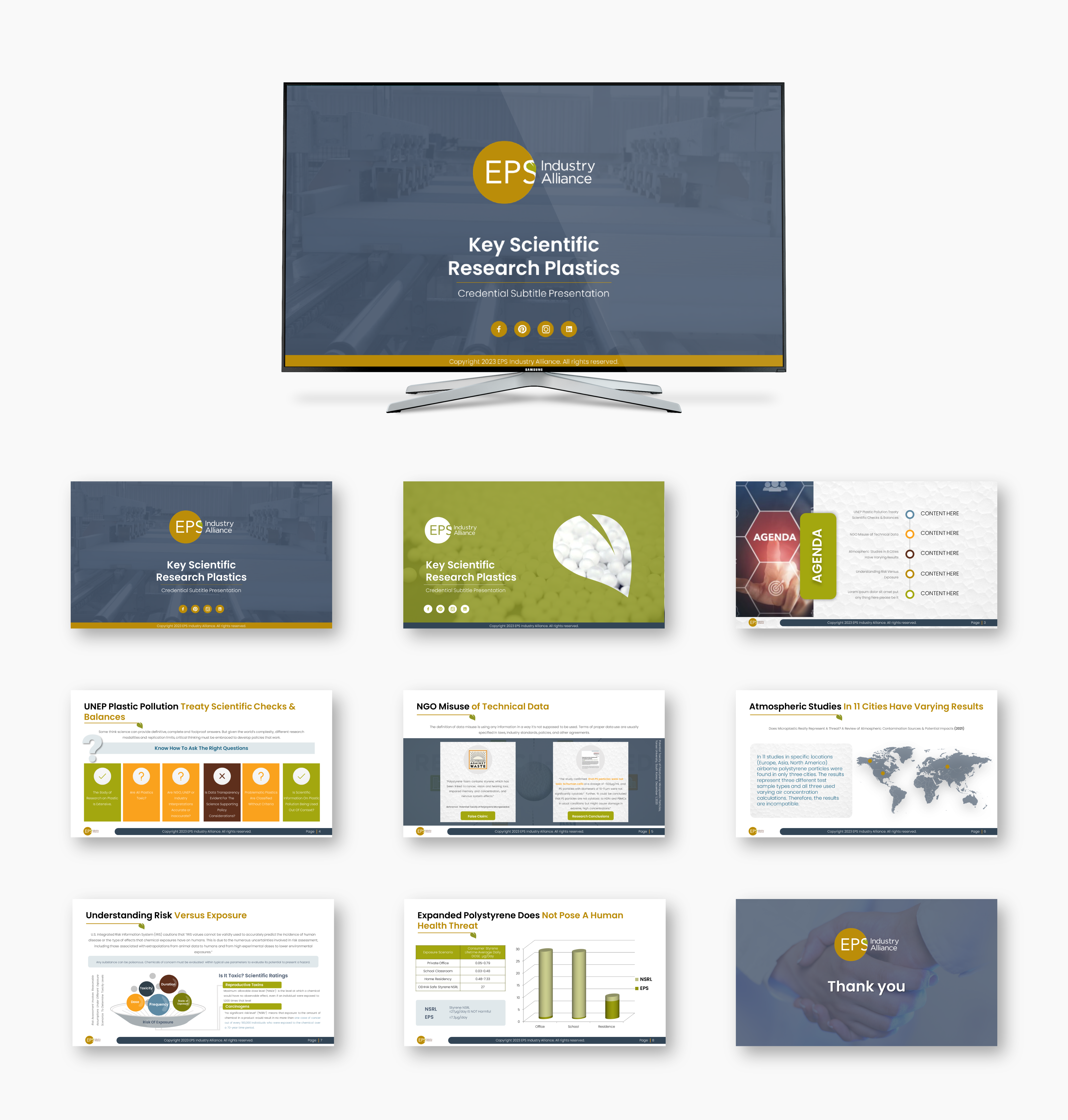 Diseño de PowerPoint por MNTK para EPS-IA | Diseño #33539141