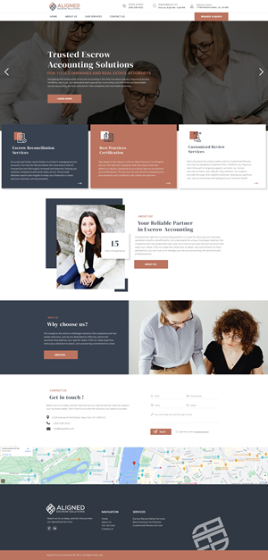 Web Design by Firstception for Aligned Escrow Solutions | Design: #33537202