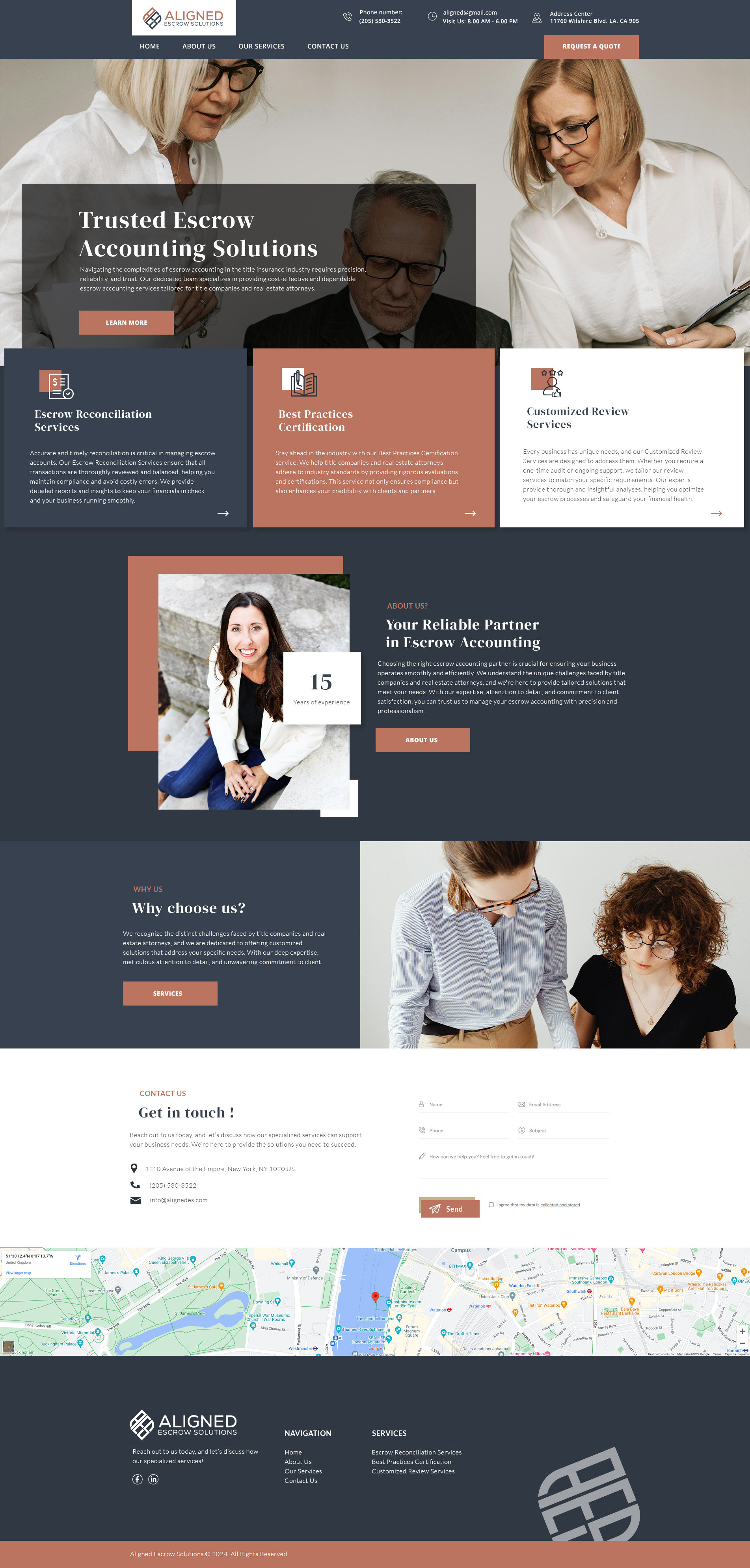 Web Design par Firstception pour Aligned Escrow Solutions | Design #33537253