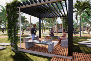 Tiny Home Development Real Estate Rendering