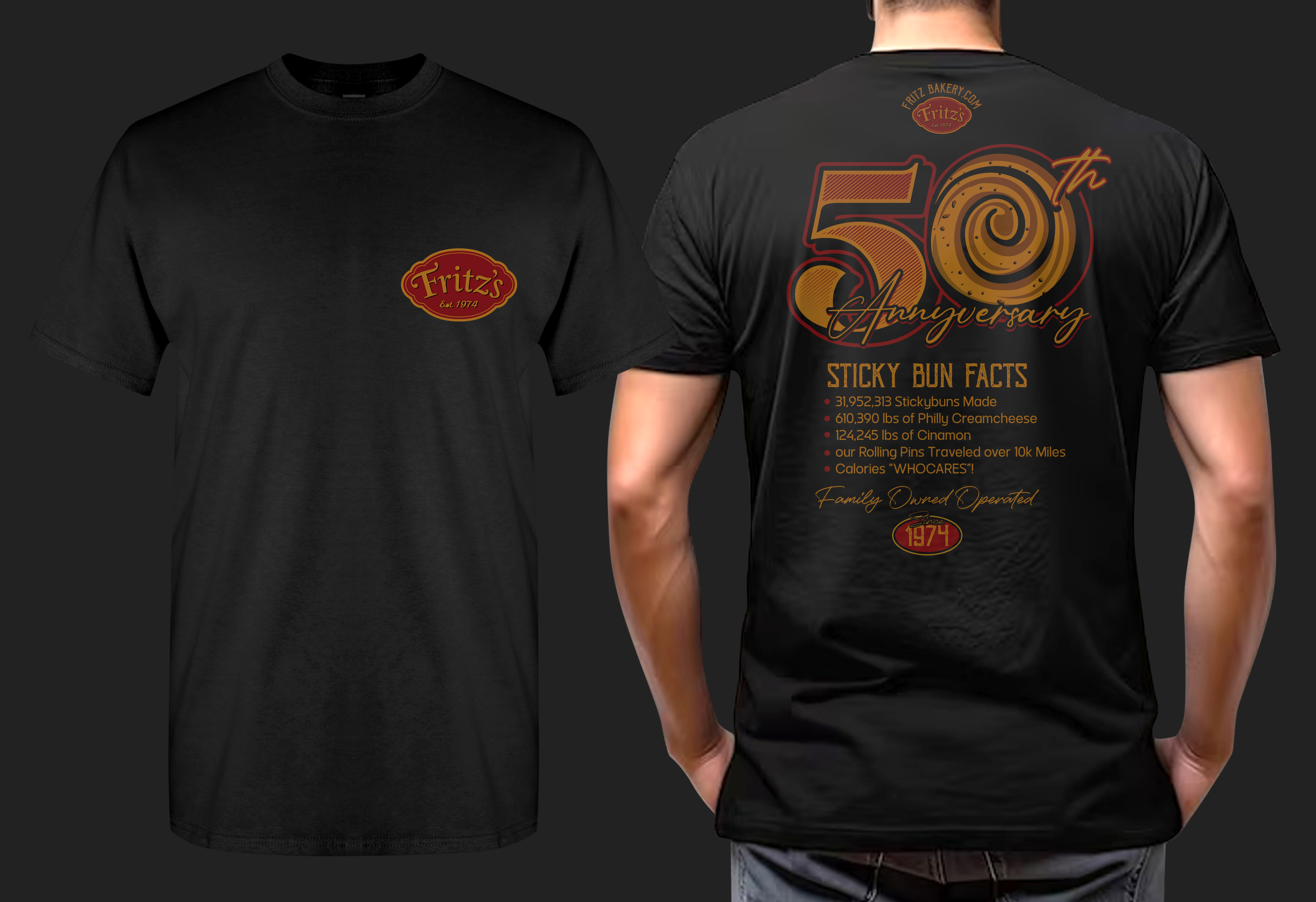T-shirt Design by guruntool for Fritzs Bakery  | Design #33534696