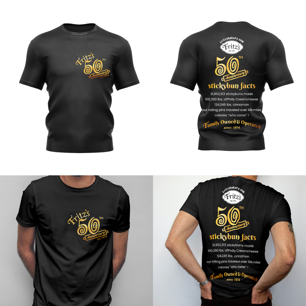 T-shirt Design by AHNAF_S for Fritzs Bakery  | Design #33531226