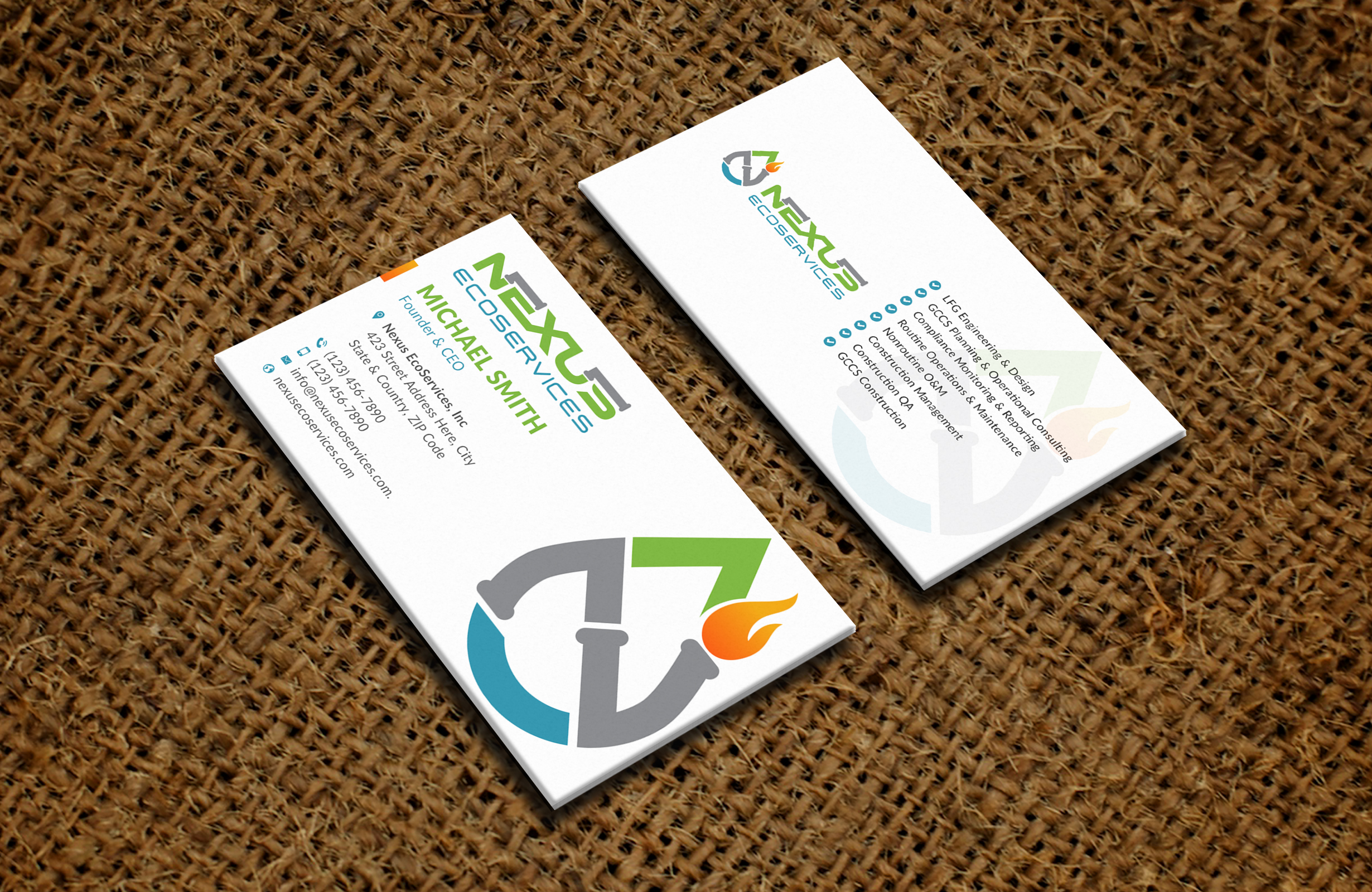 Business Card Design by Sun Moon Graphic Designer for this project | Design #33542769