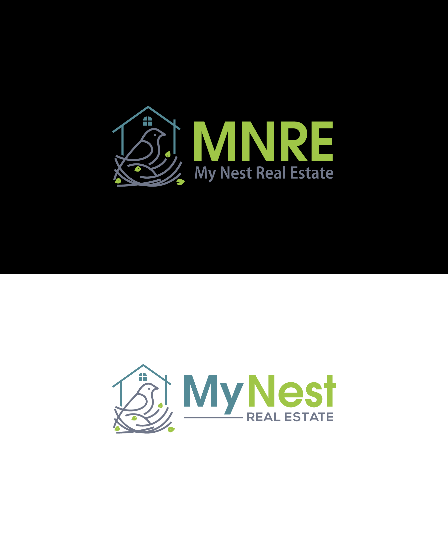 Logo Design by Farhad Kreative for My Nest Real Estate | Design #33543378
