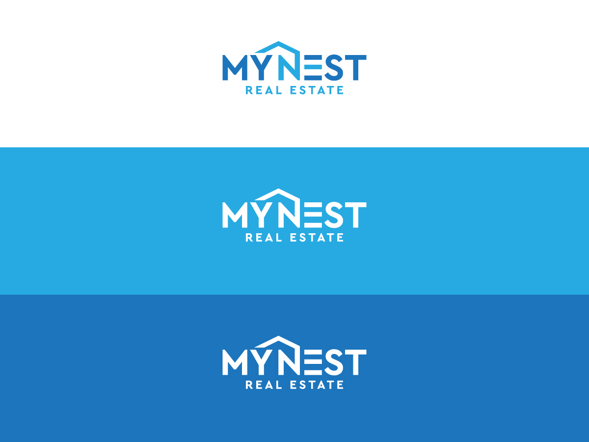 Logo Design by 439 Creations for My Nest Real Estate | Design #33543663