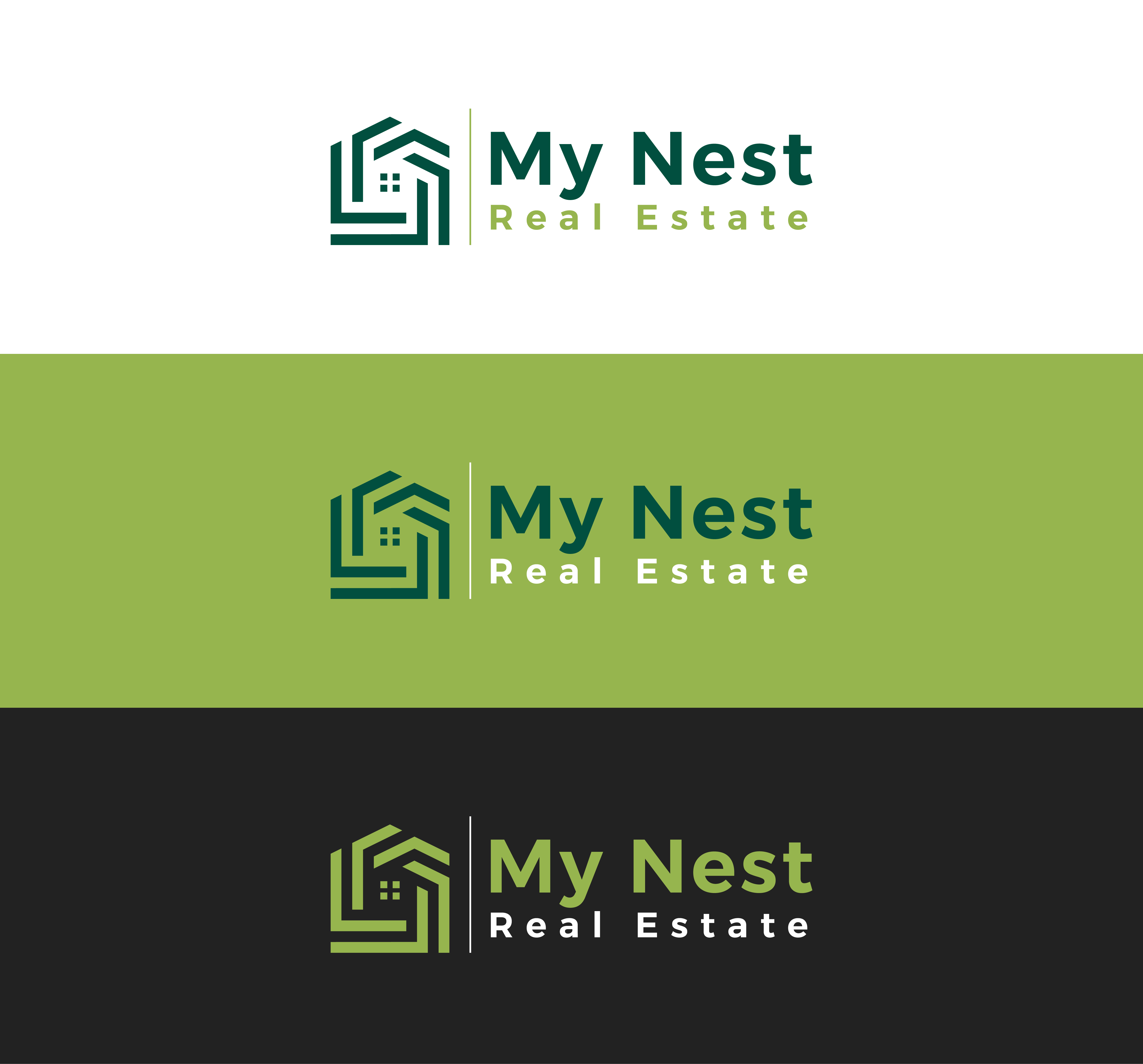 Logo Design by Jagerstraum for My Nest Real Estate | Design #33545351