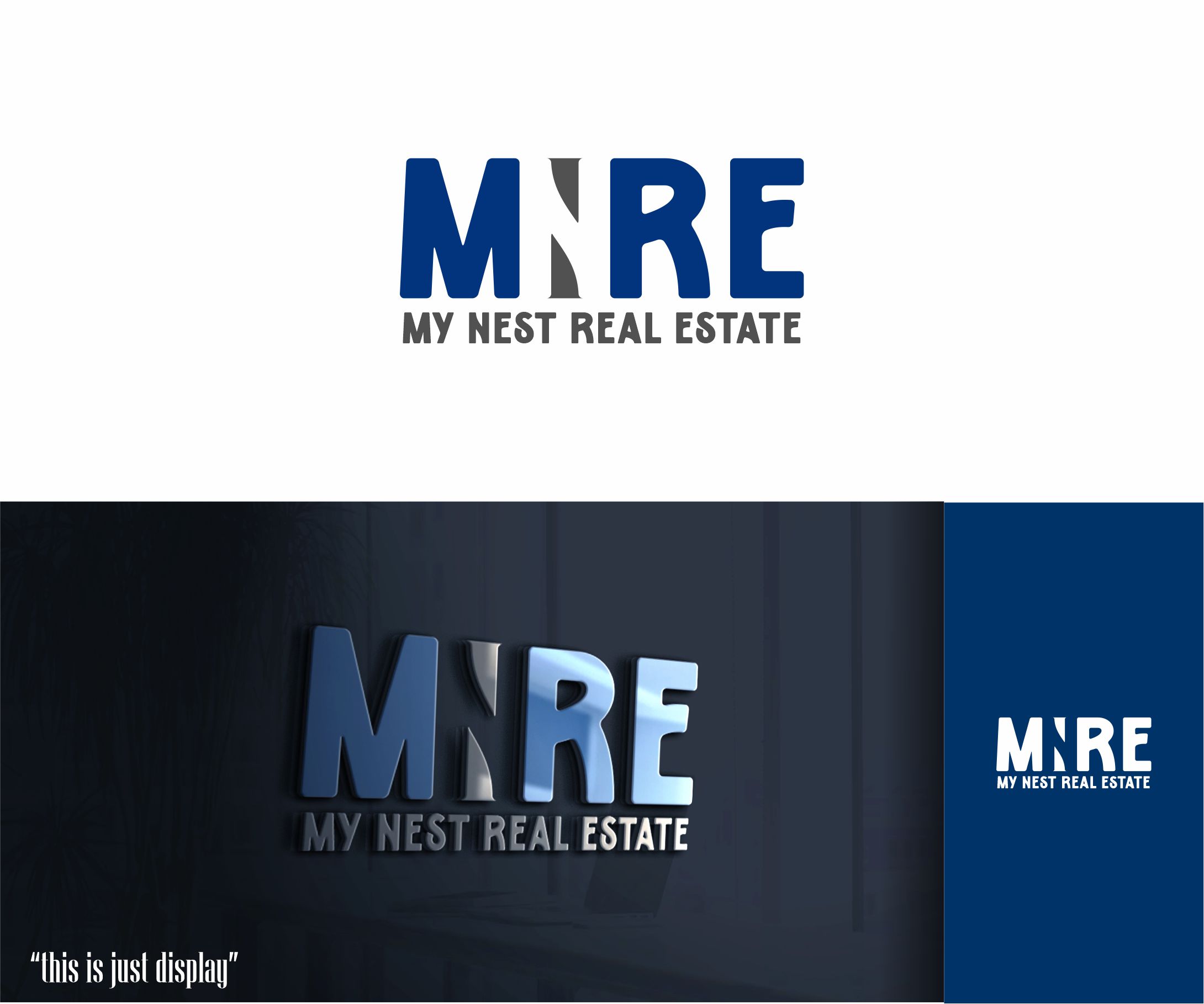 Logo Design by alkaline for My Nest Real Estate | Design #33542194