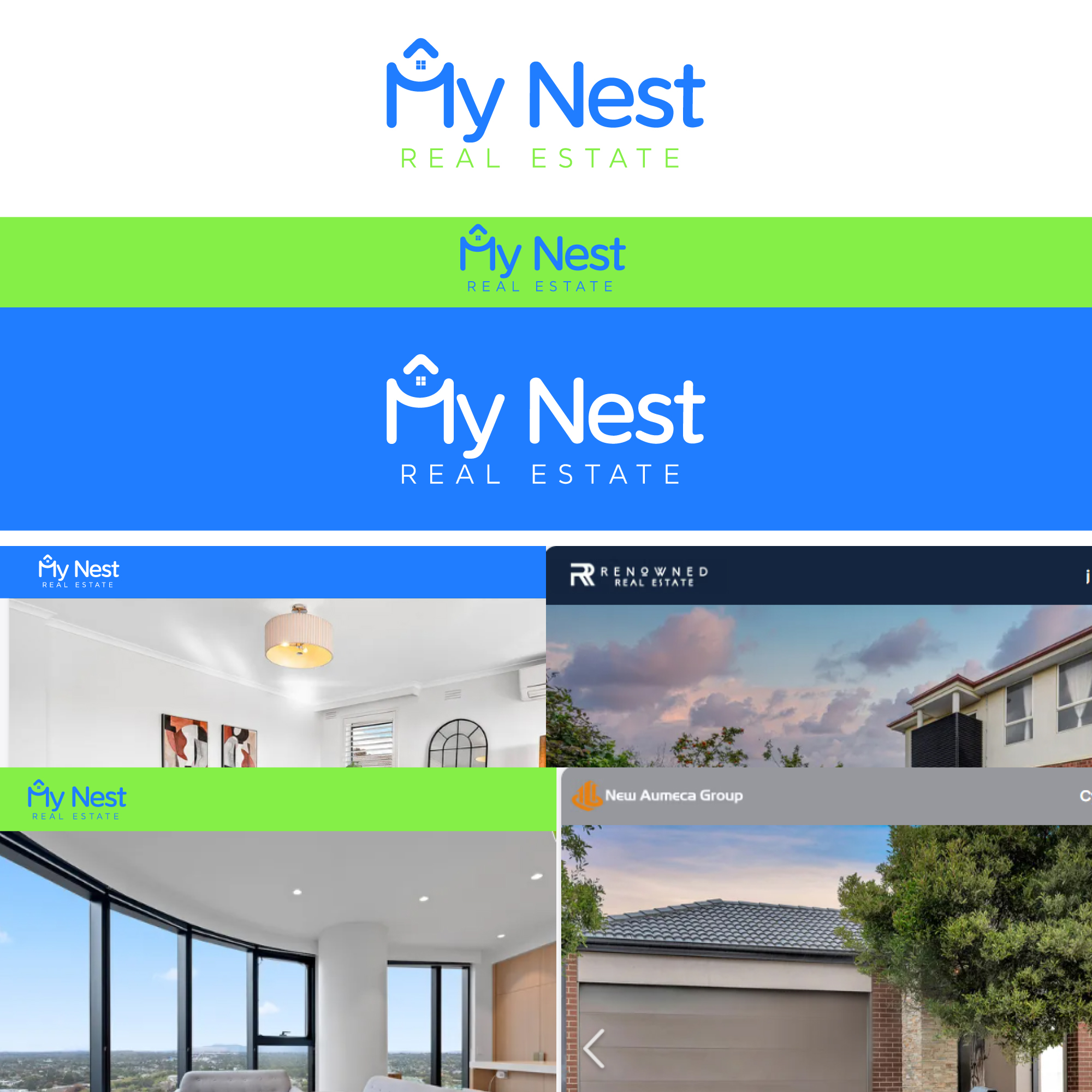 Logo Design by Adnan Bhatti for My Nest Real Estate | Design #33562783