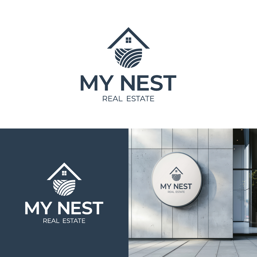 Logo Design by Adnan Bhatti for My Nest Real Estate | Design #33663797