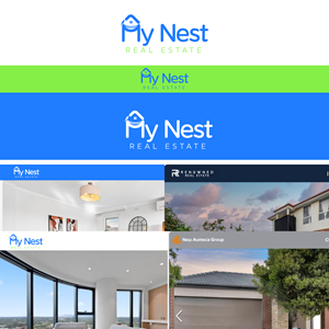 Logo Design by Adnan Bhatti for My Nest Real Estate | Design: #33665848