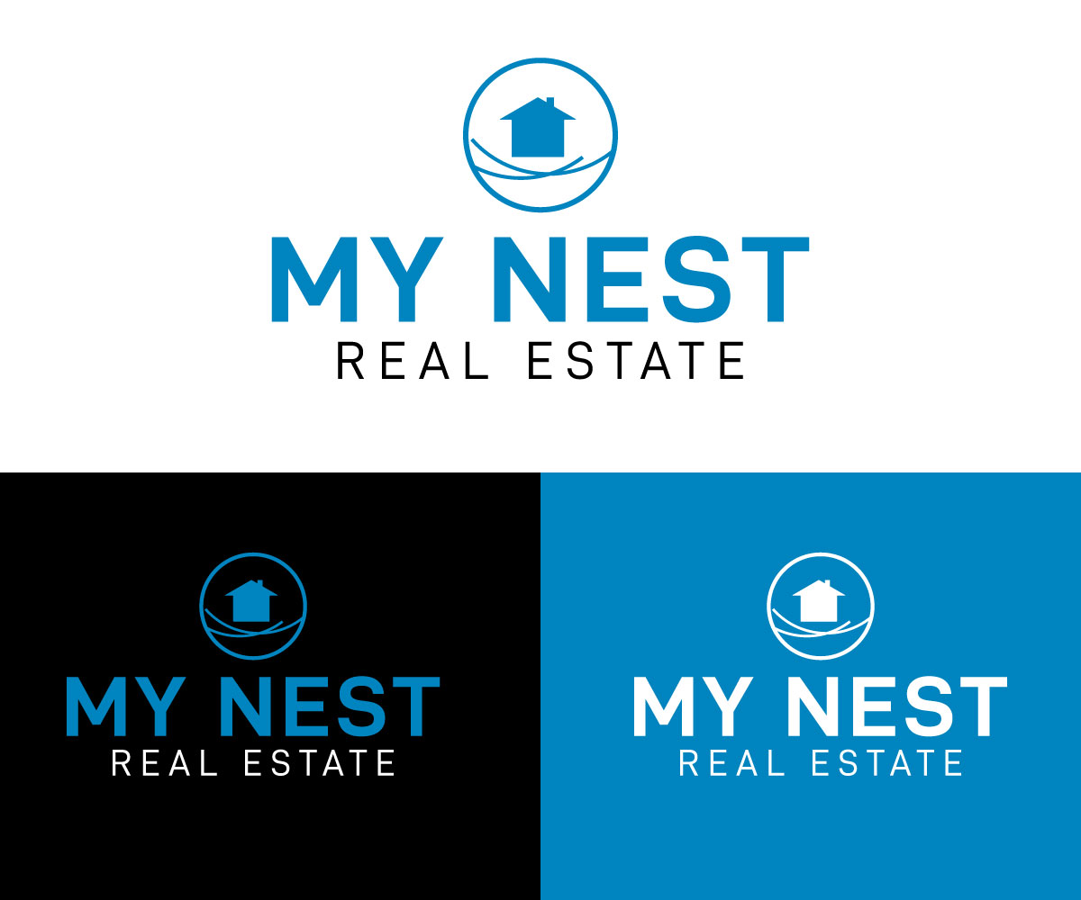 Logo Design by Kavth for My Nest Real Estate | Design #33576295