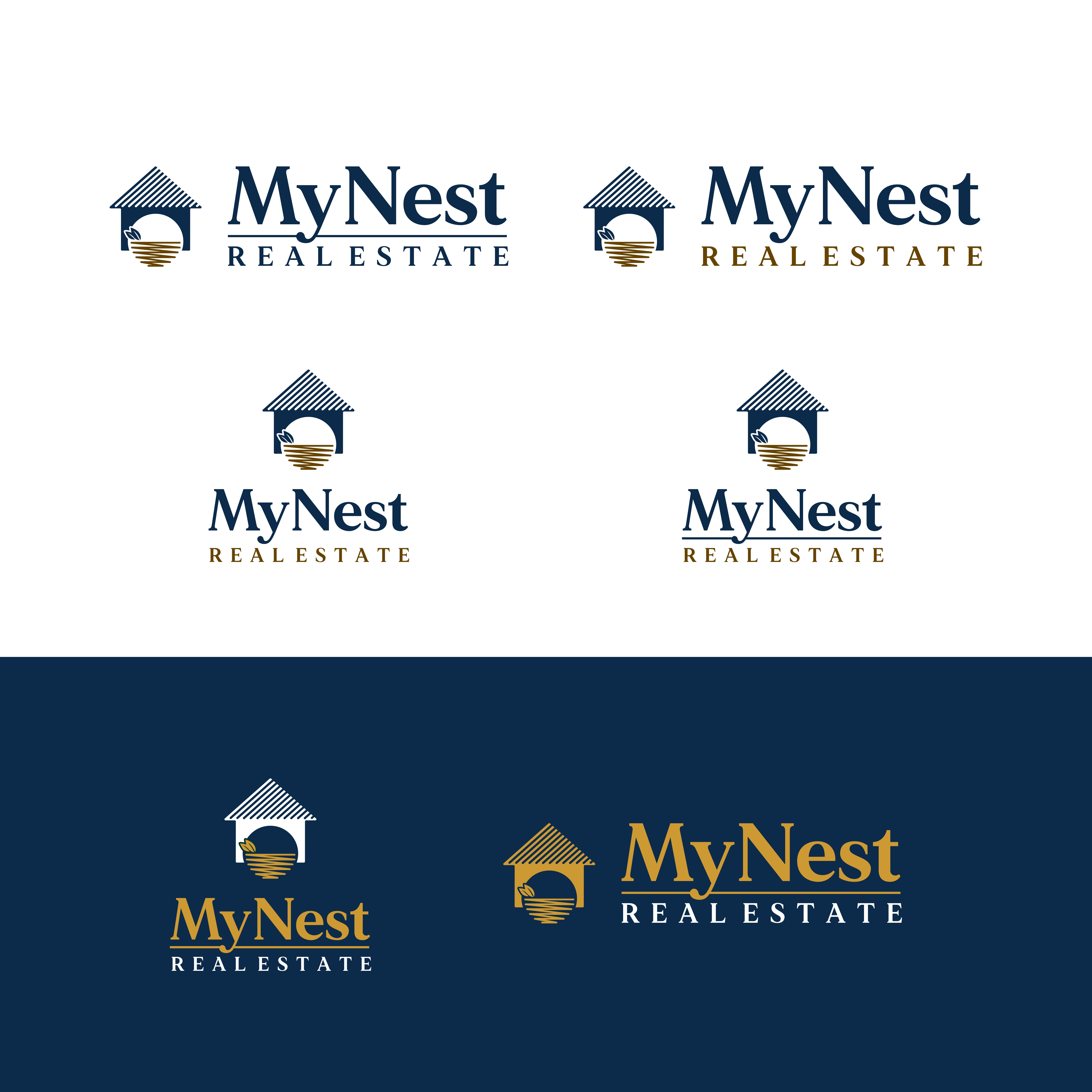 Logo Design by Heksa sigita for My Nest Real Estate | Design #33571206
