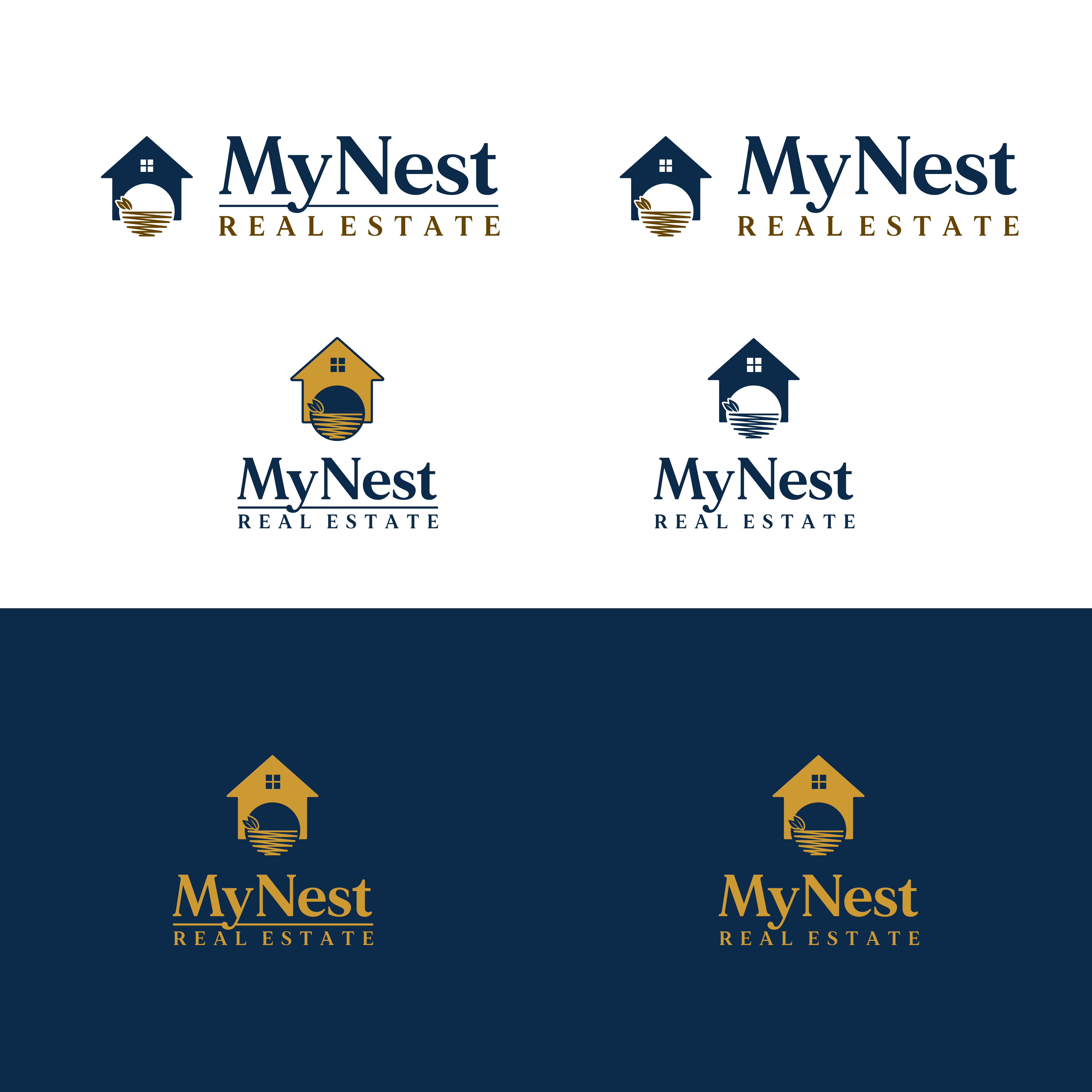 Logo Design by Heksa sigita for My Nest Real Estate | Design #33571217