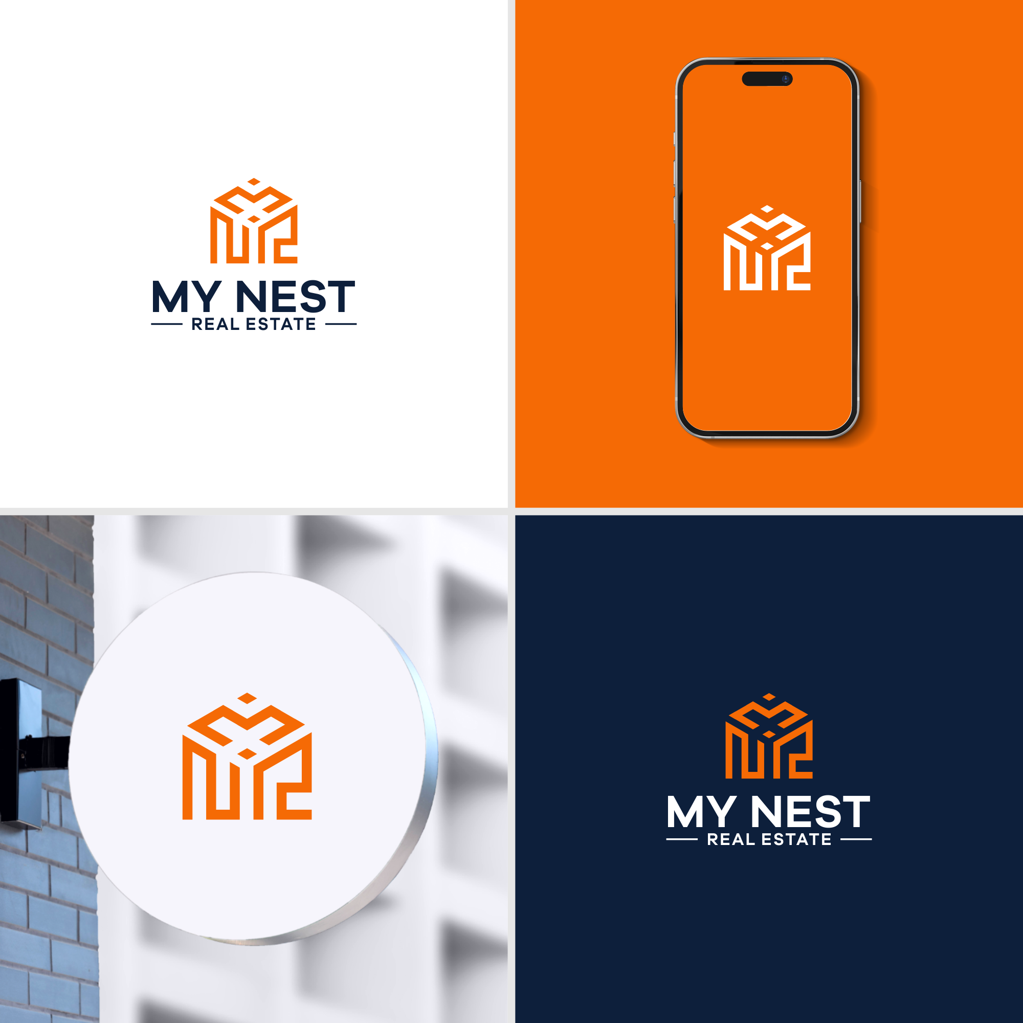Logo Design by Royco for My Nest Real Estate | Design #33541197