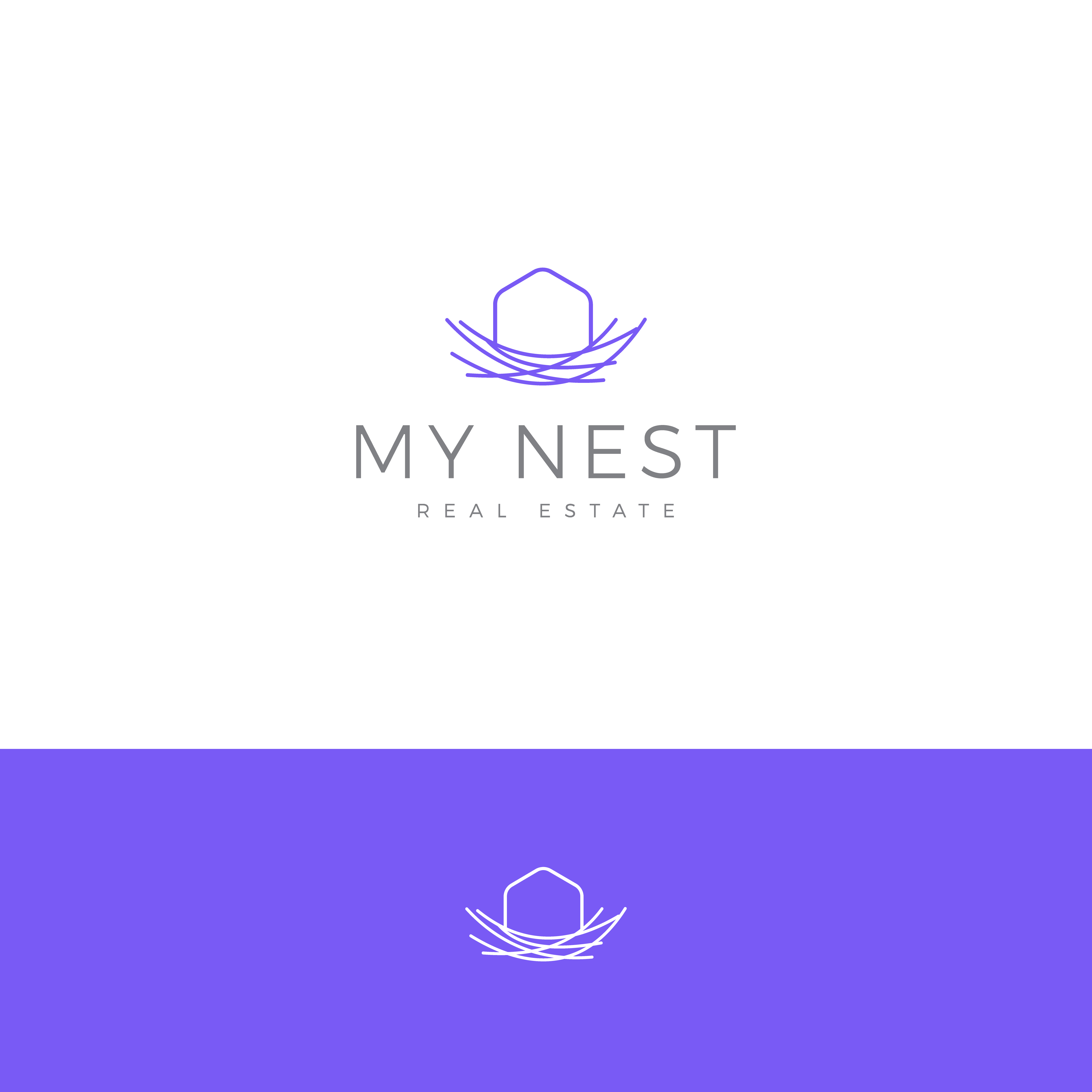 Logo Design by apik. for My Nest Real Estate | Design #33541963