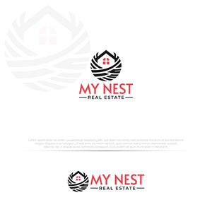 Logo Design by InkPilot_Studio™ for My Nest Real Estate | Design: #33545654
