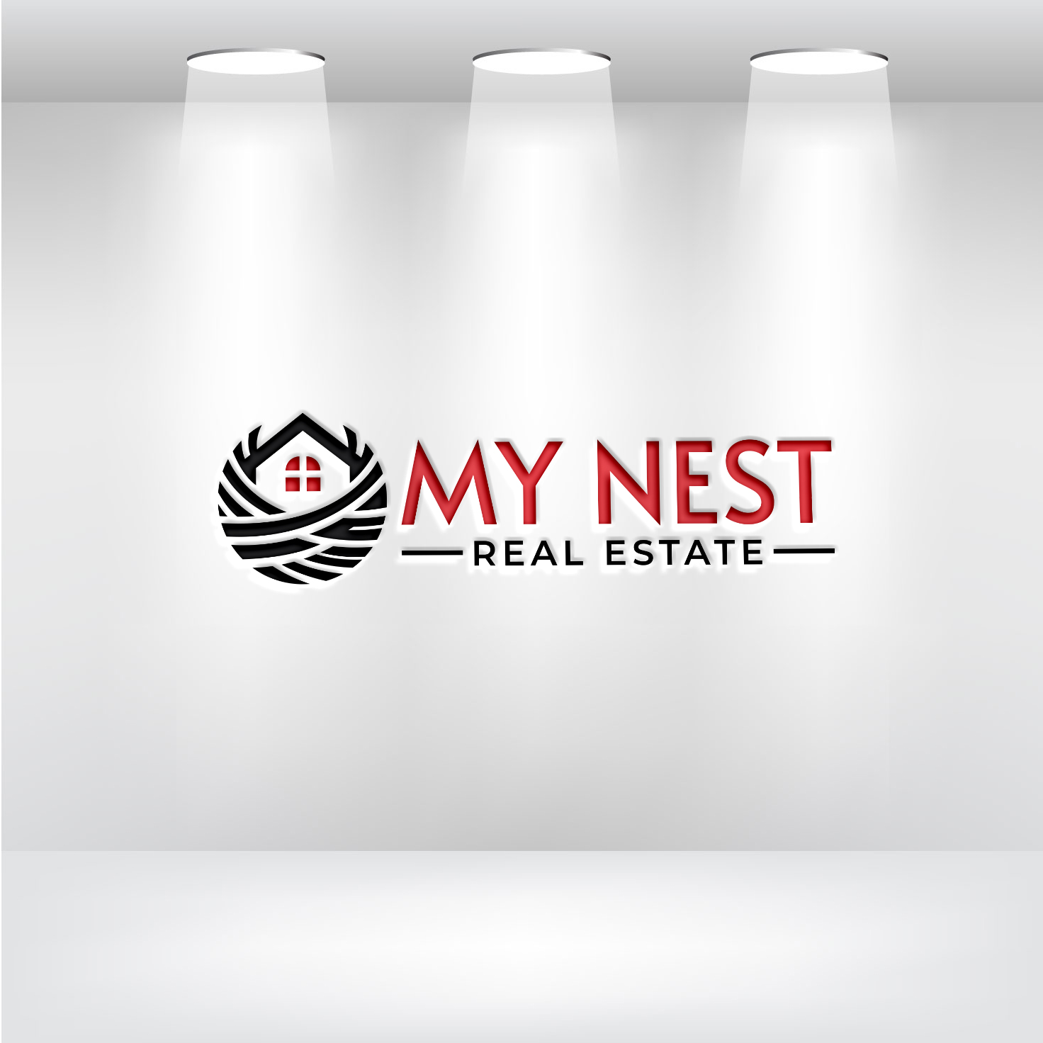 Logo Design by InkPilot_Studio™ for My Nest Real Estate | Design #33545658