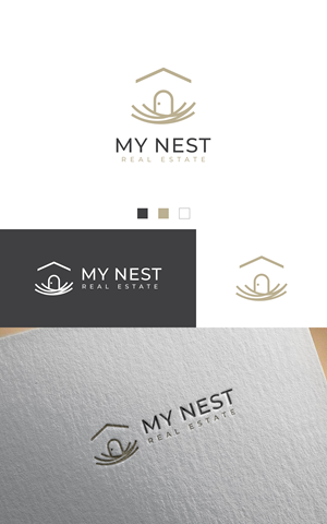 Logo Design by Dell_a.Design for My Nest Real Estate | Design: #33541609