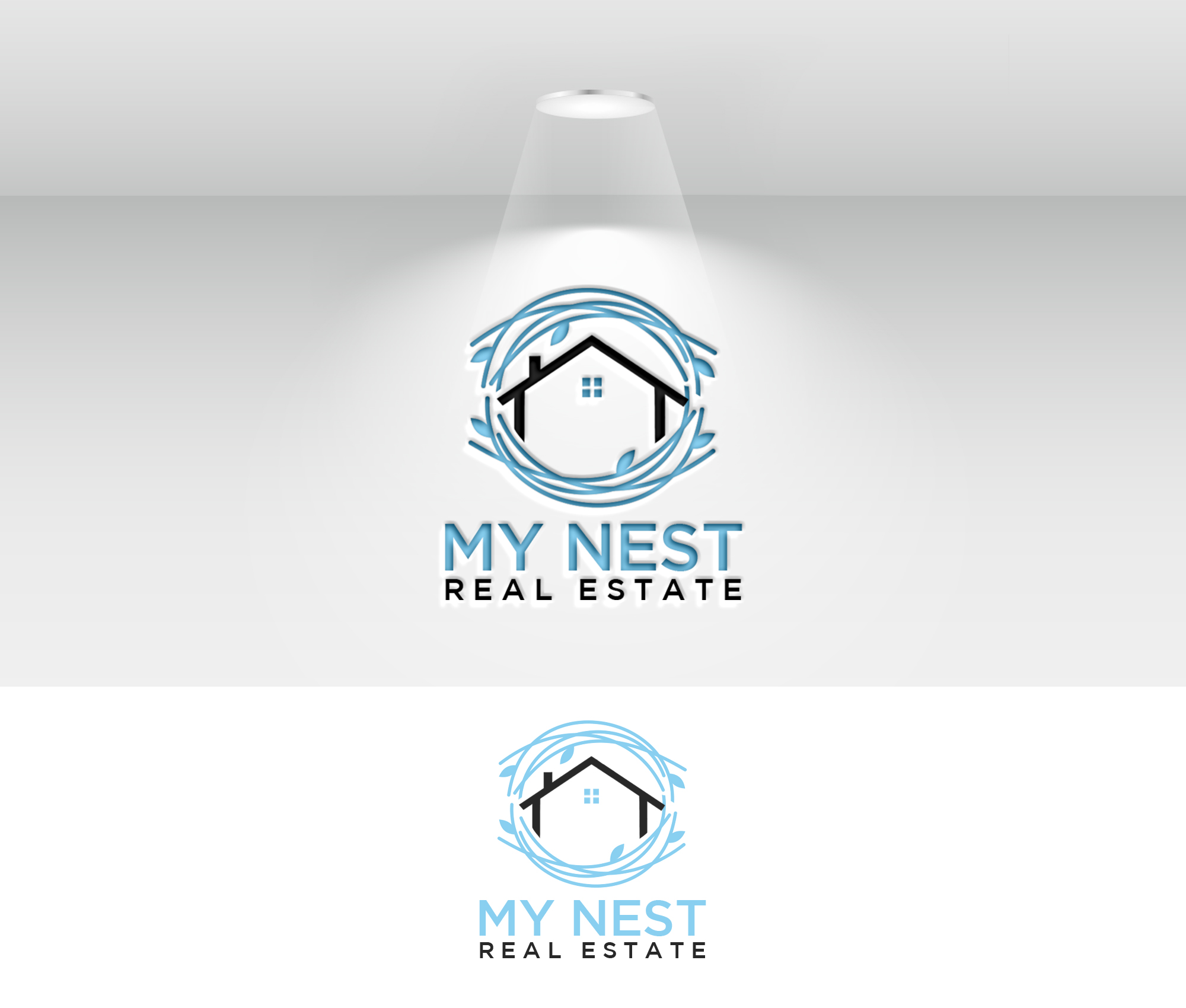Logo Design by Noor Ezz for My Nest Real Estate | Design #33569345