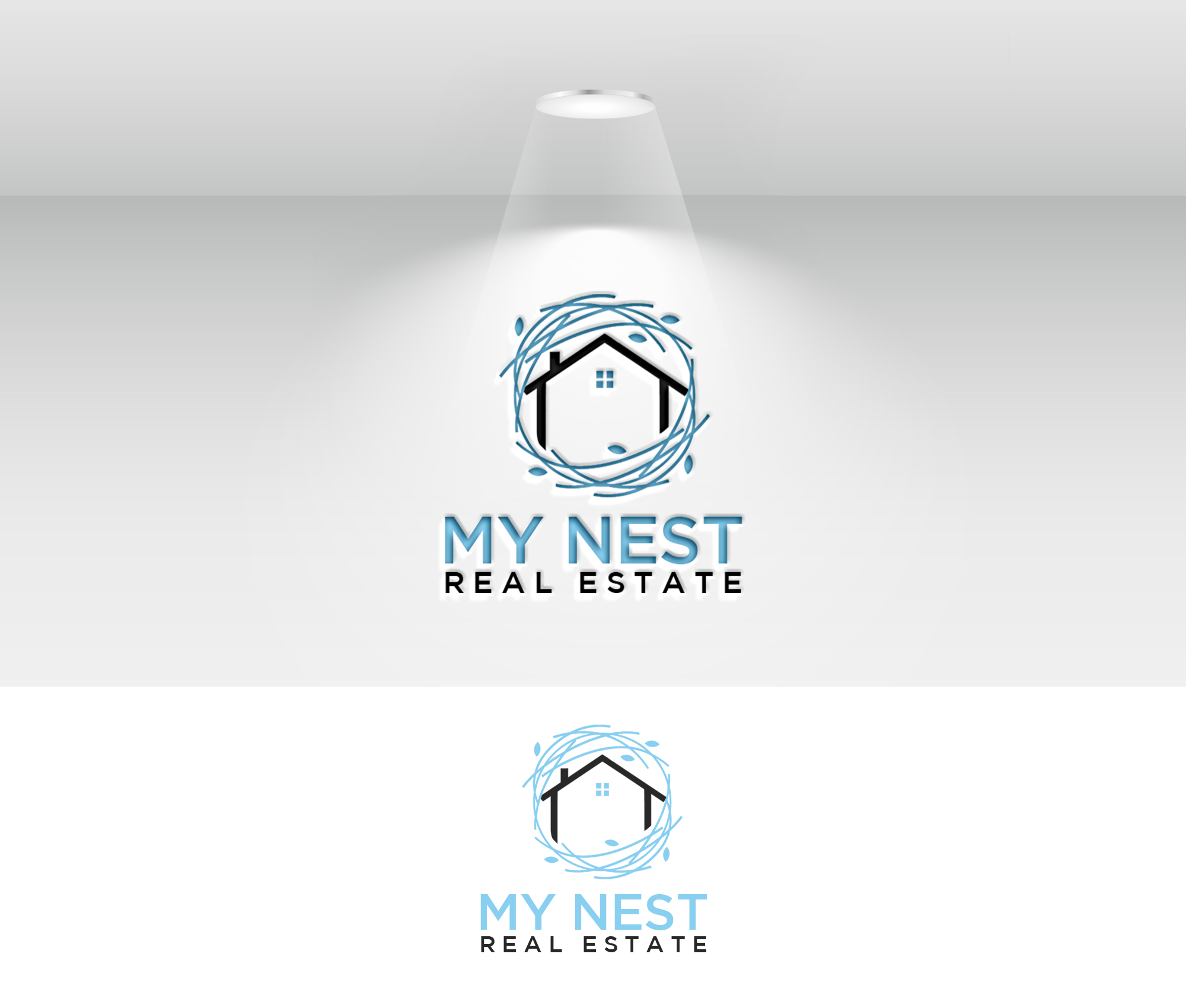 Logo Design by Noor Ezz for My Nest Real Estate | Design #33569359