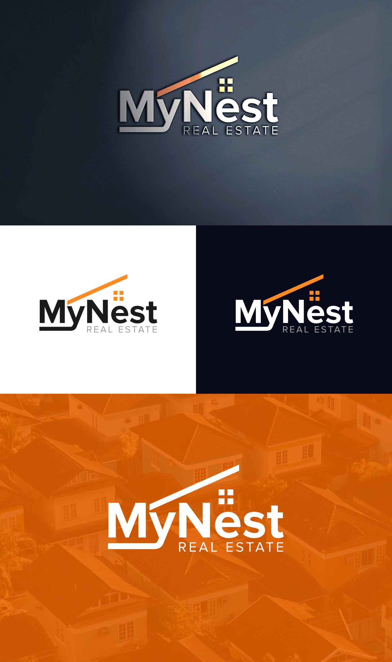 Logo Design by BehindSymbols for My Nest Real Estate | Design #33568048