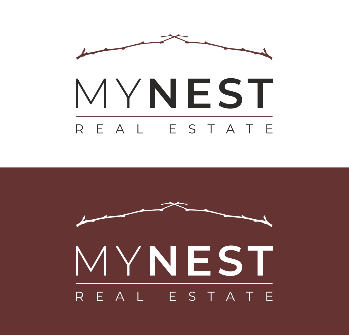 Logo Design by Desde R. for My Nest Real Estate | Design #33588251