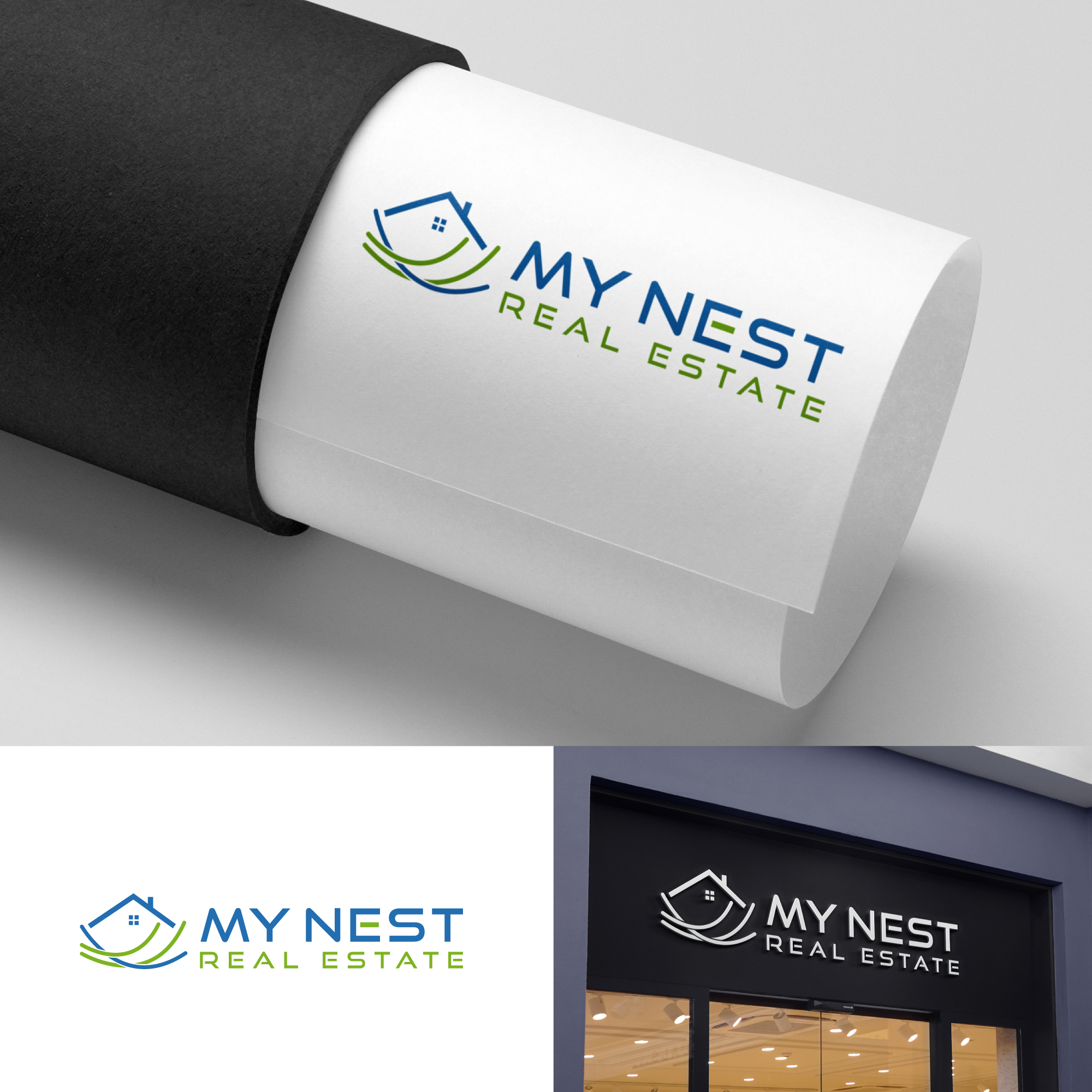 Logo Design by UMBRA Designs for My Nest Real Estate | Design #33553540