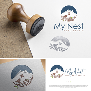 Logo Design by Smart Stuart for My Nest Real Estate | Design: #33576170