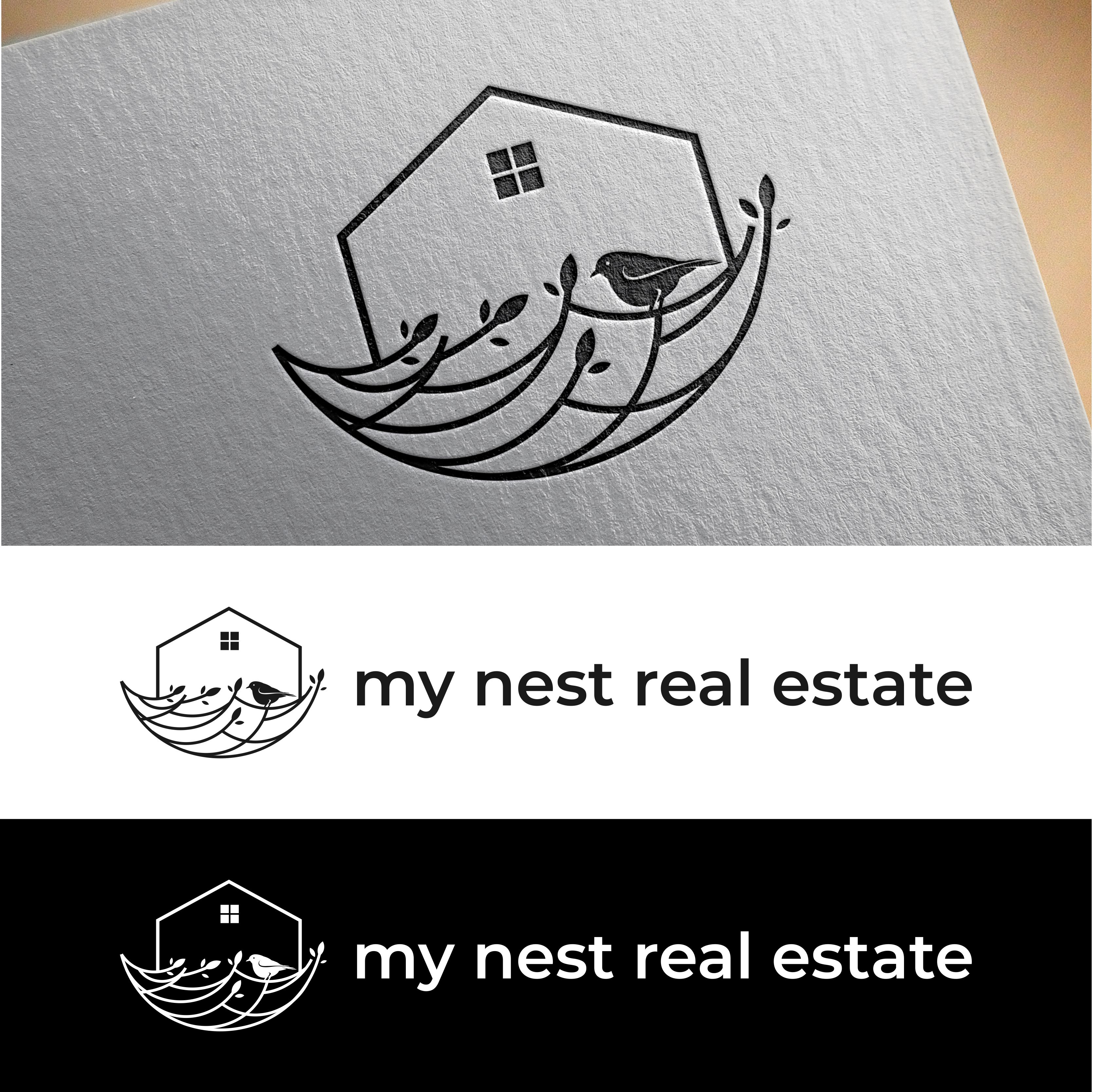 Logo Design by Smart Stuart for My Nest Real Estate | Design #33637552