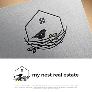 Logo Design by Smart Stuart for My Nest Real Estate | Design: #33637554