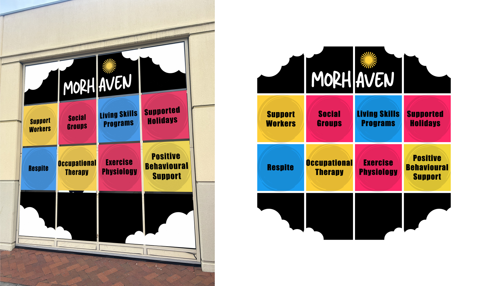 Design de Panneau par AHNAF_S pour Morhaven Disability Services | Design #33541322