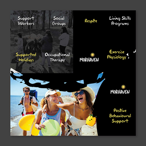 Signage Design by YourLogoMaster for Morhaven Disability Services | Design: #33544480