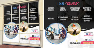 Diseño de Señalética por Impressive Designs para Morhaven Disability Services | Diseño #33550385