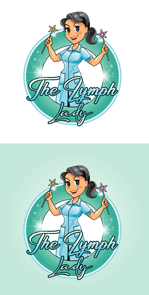 Logo Design by Golden Star for The Lymph Lady | Design #33542771