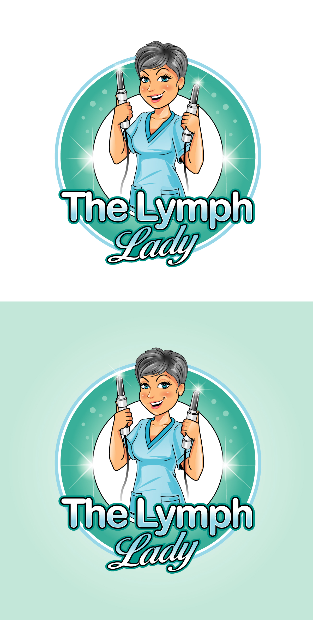 Logo Design by Golden Star for The Lymph Lady | Design #33550235