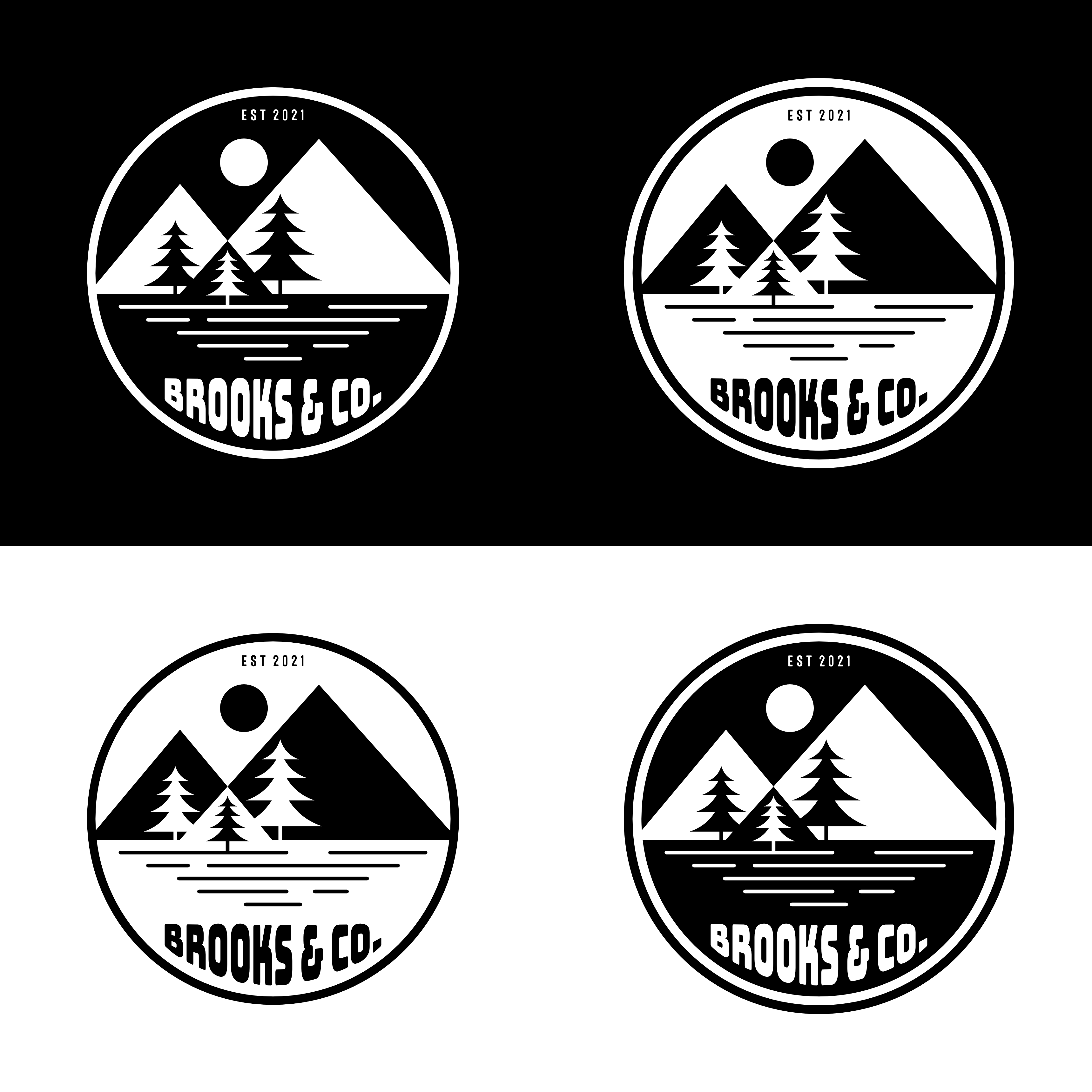 Logo Design by DoppelGanger Studio for Brooks & Co. | Design #33555361