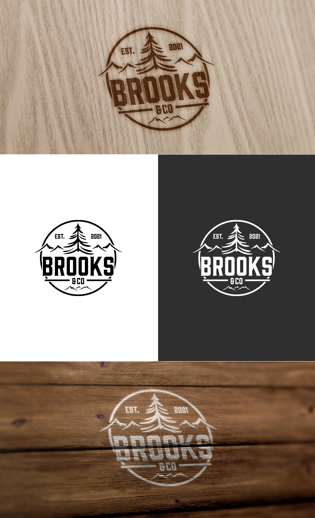 Logo Design by GLDesigns for Brooks & Co. | Design #33540878